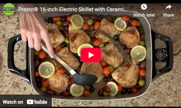 16" Electric Ceramic Skillet - Image 4