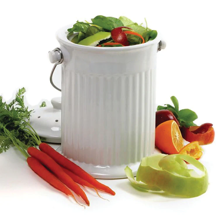 1-Gallon Ceramic Compost Keeper - Image 2