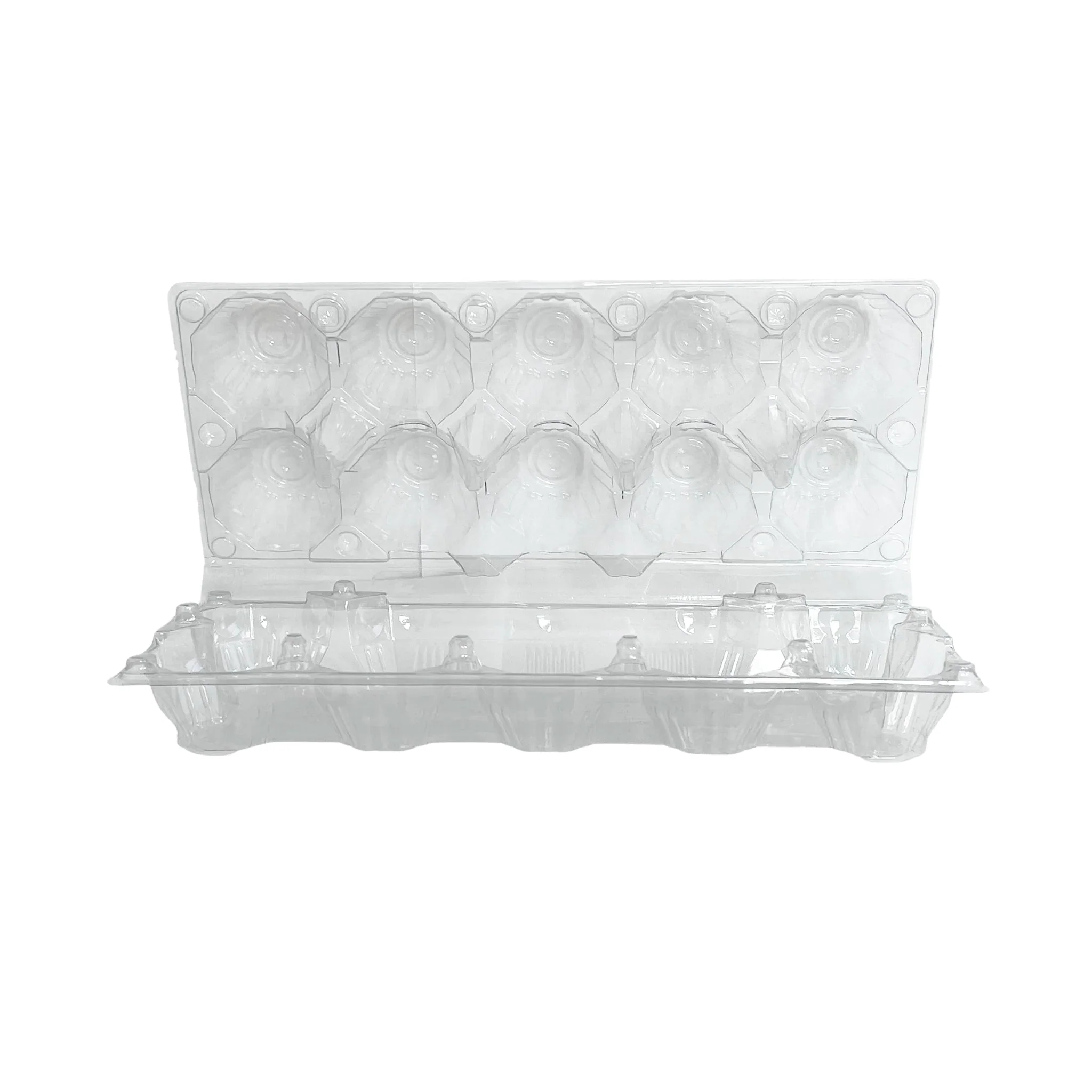 10-Egg Carton - Clear Plastic - Image 4