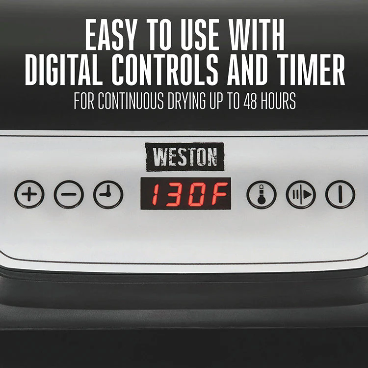 10-Tray Digital Food Dehydrator With Oven-Style Door - Image 4