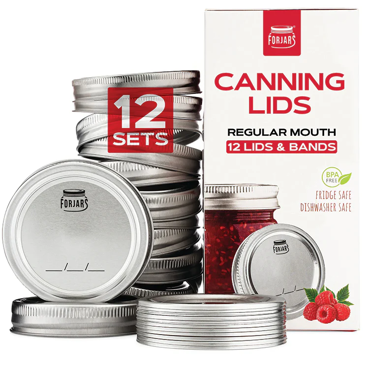 12 Canning Lids & Bands - Image 2