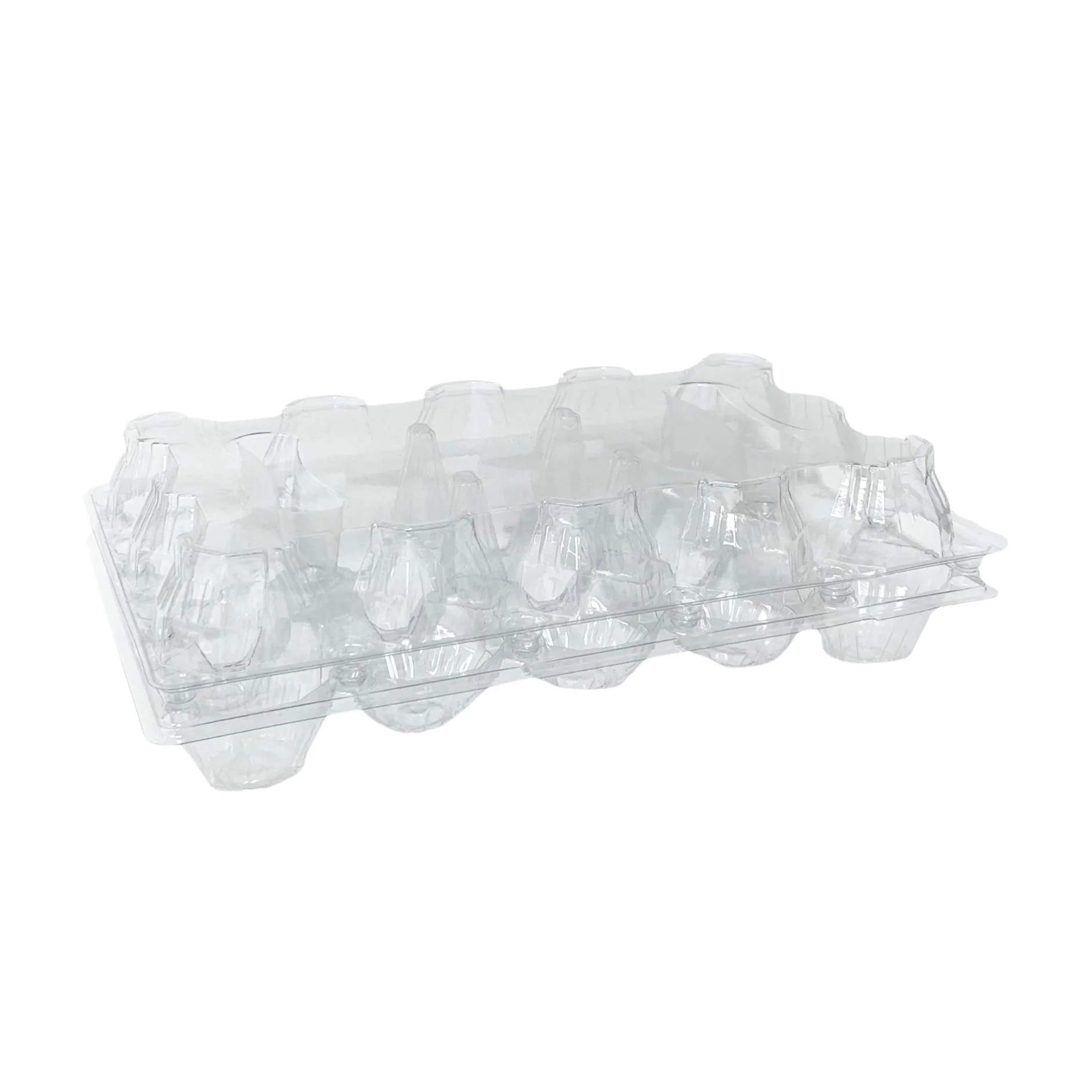 15-Egg Carton - Clear Plastic - Image 2