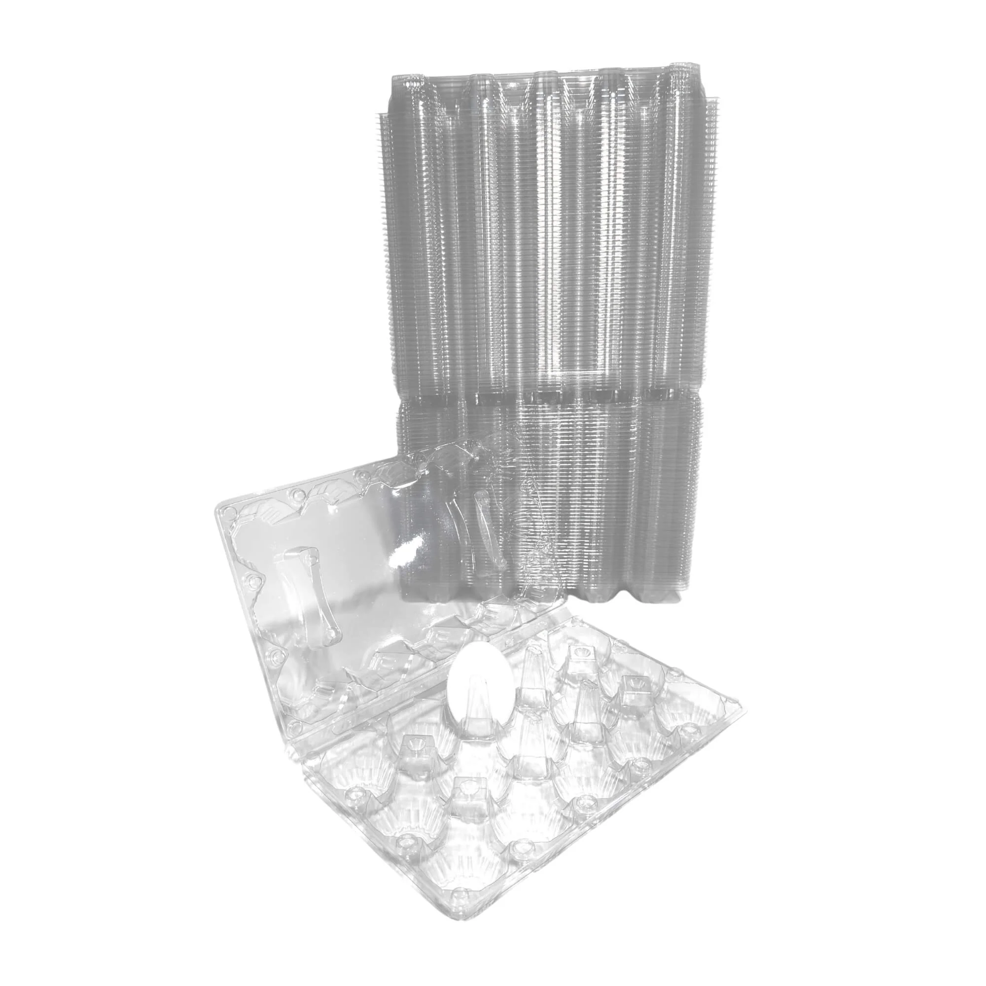 15-Egg Carton - Clear Plastic - Image 9