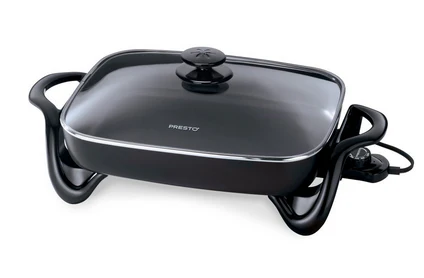 16" Electric Skillet w/Glass Cover - Image 3