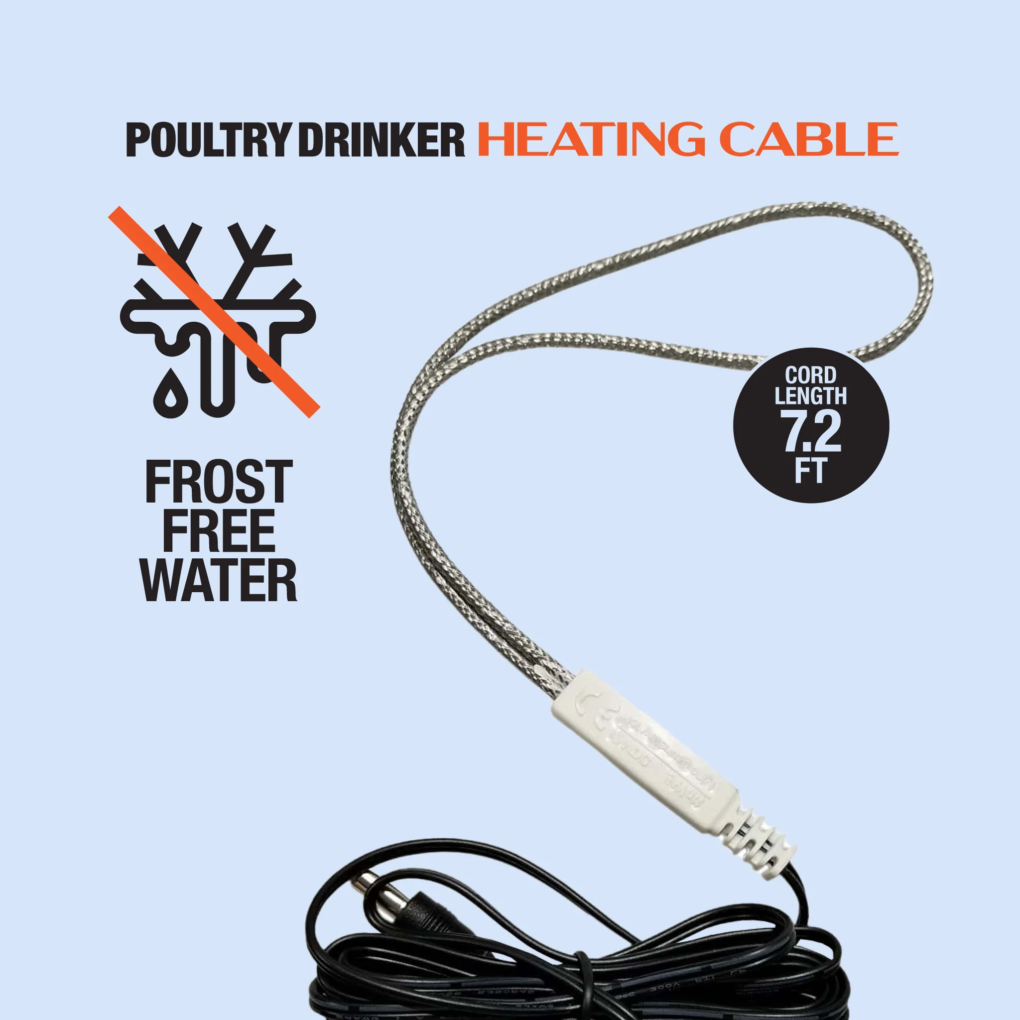 16" Poultry Drinker Heater Cable - 12W - Image 6