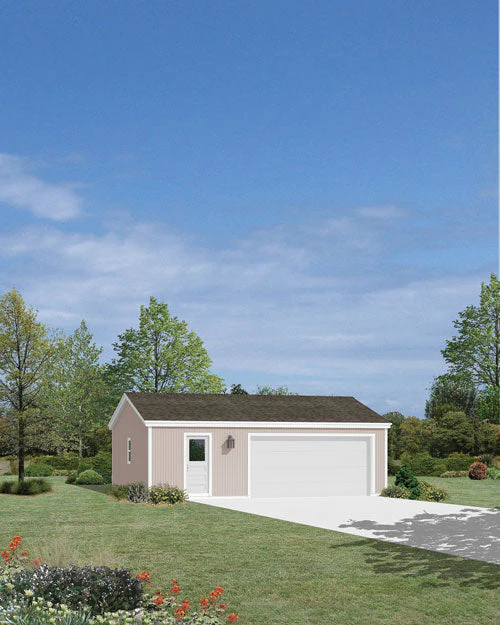 2 1/2-Car Garage, E-Plan