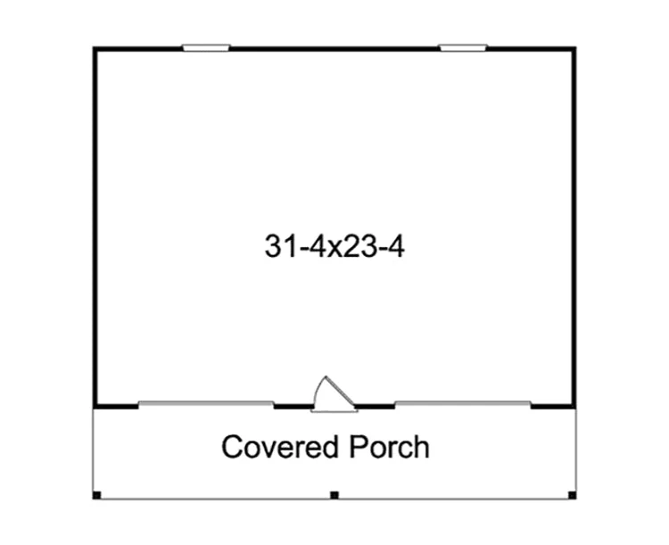 2 1/2 Car Garage/Roadside Stand, E-Plan - Image 2