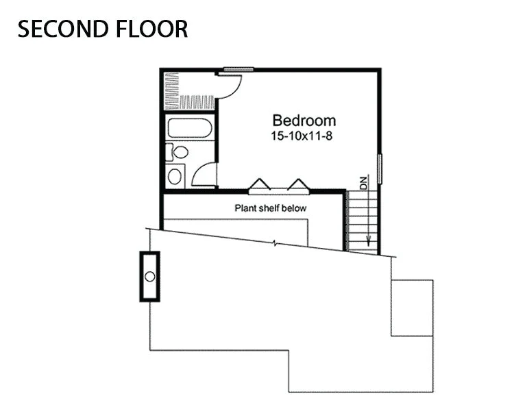 2-Car Carport with Storage Rooms: 26x22, E-Plan - Image 2