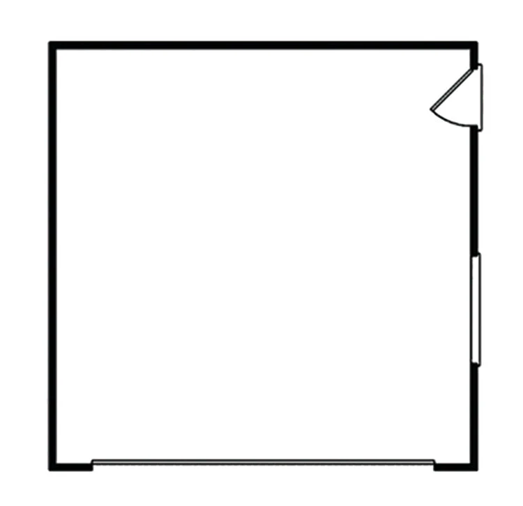 2-Car Economy Garage: 11'10" Tall, E-Plan - Image 2