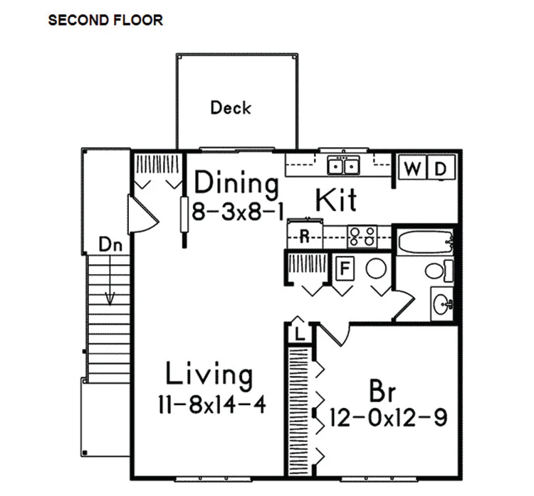 Spencer Park Western 2-Car Garage, E-Plan - Image 3
