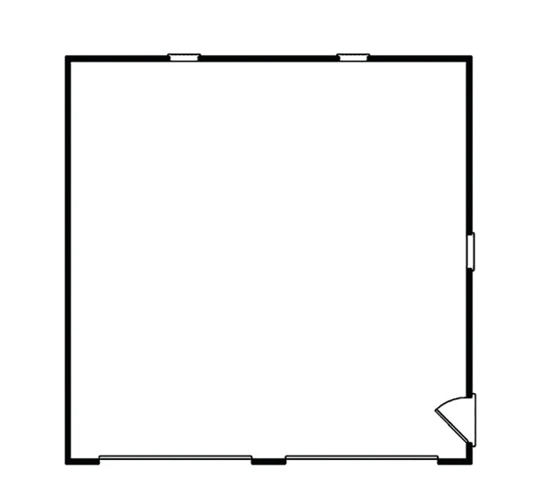 Wooster 2-Car Reverse Gable Garage, E-Plan - Image 2