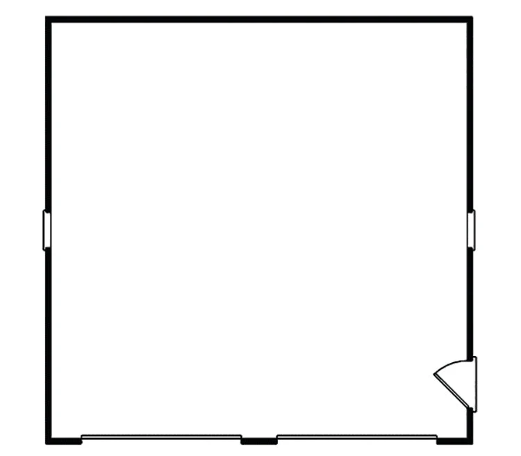 2-Car Victorian Garage, E-Plan - Image 2