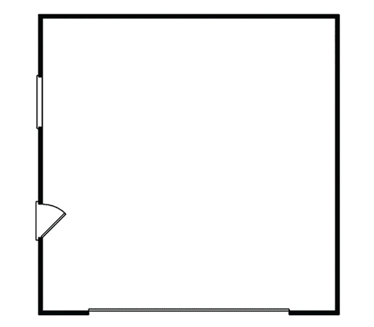 2-Car Western Style Garage, E-Plan - Image 2