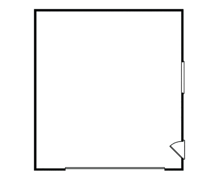2-Car Garage With 8'-0" High Door, E-Plan - Image 2