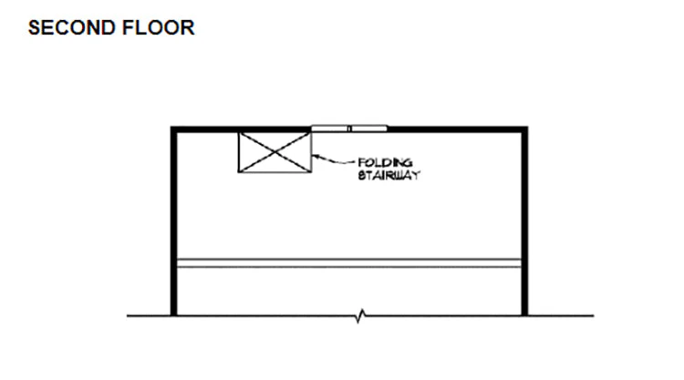 2-Car Garage With Loft, E-Plan - Image 3