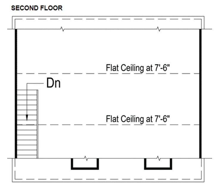 Taryn 2-Car Garage With Loft, E-Plan - Image 3