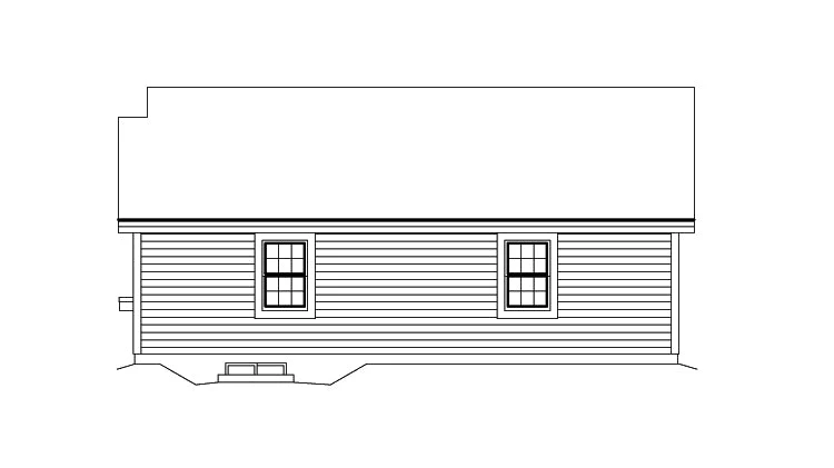 2-Car Garage With Office And Storm Shelter, E-Plan - Image 4