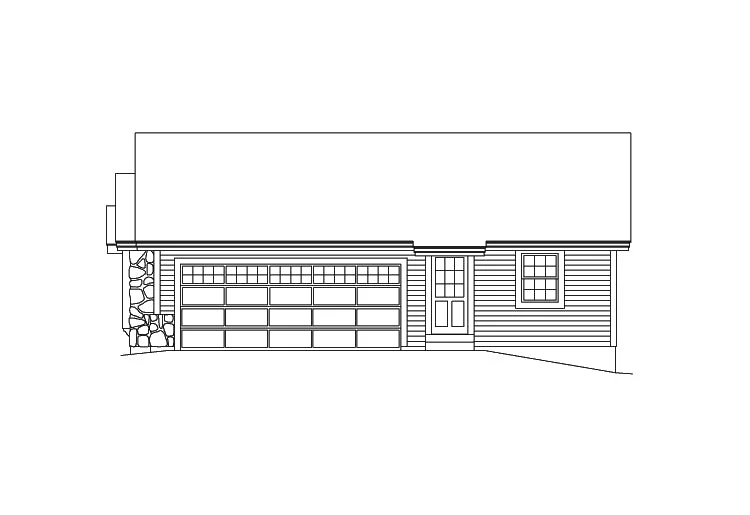 2-Car Garage With Shop And Safety Shelter, E-Plan - Image 5
