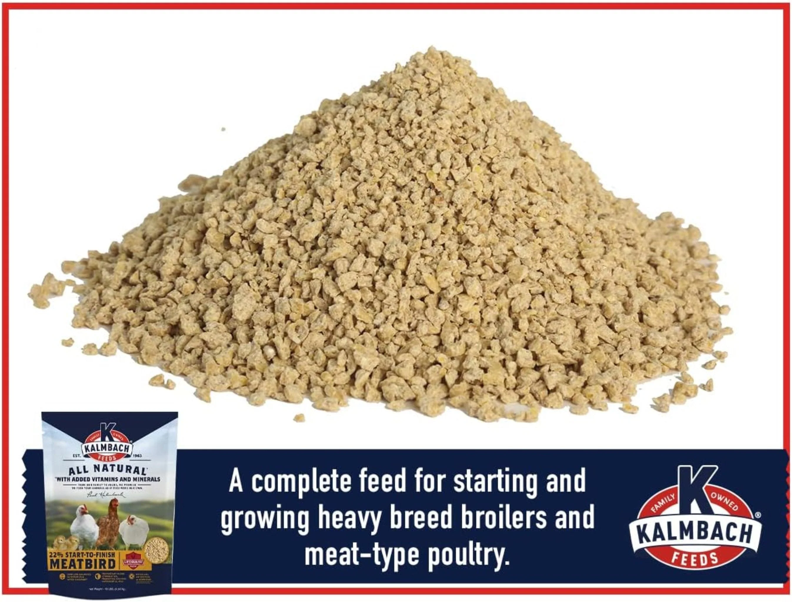 22% ALL Natural Start to Finish Meatbird Crumbles - 10 lb - Image 3