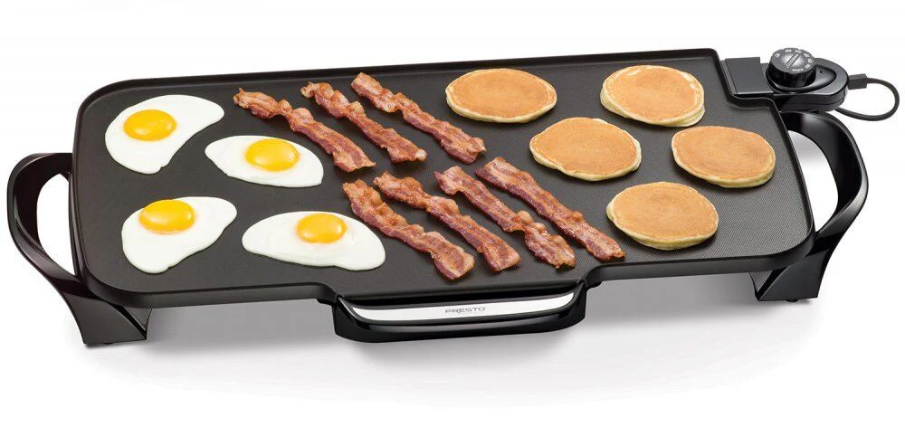 22" Electric Ceramic Griddle w/removable handles - Image 2