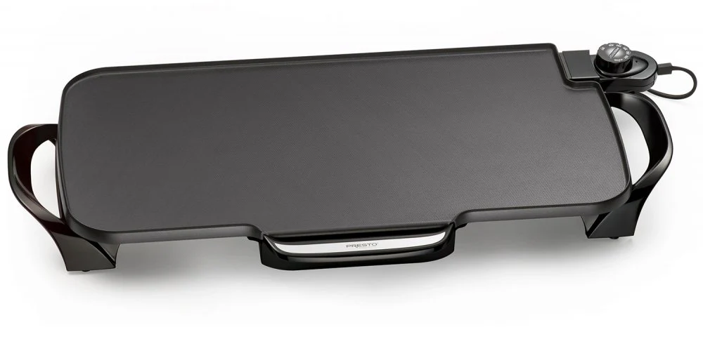 22" Electric Ceramic Griddle w/removable handles - Image 3