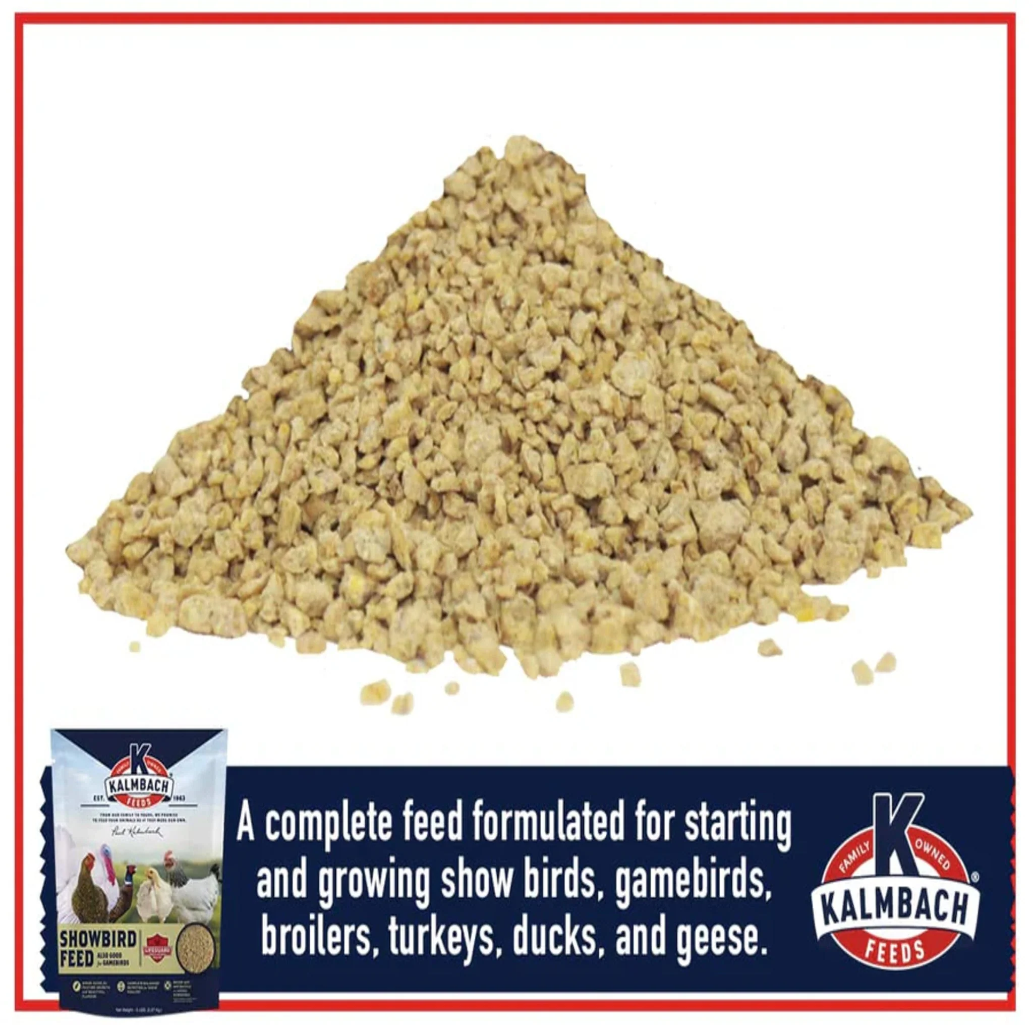 24% Show Bird Poultry & Gamebird Starter Grower - 5 lb - Image 2