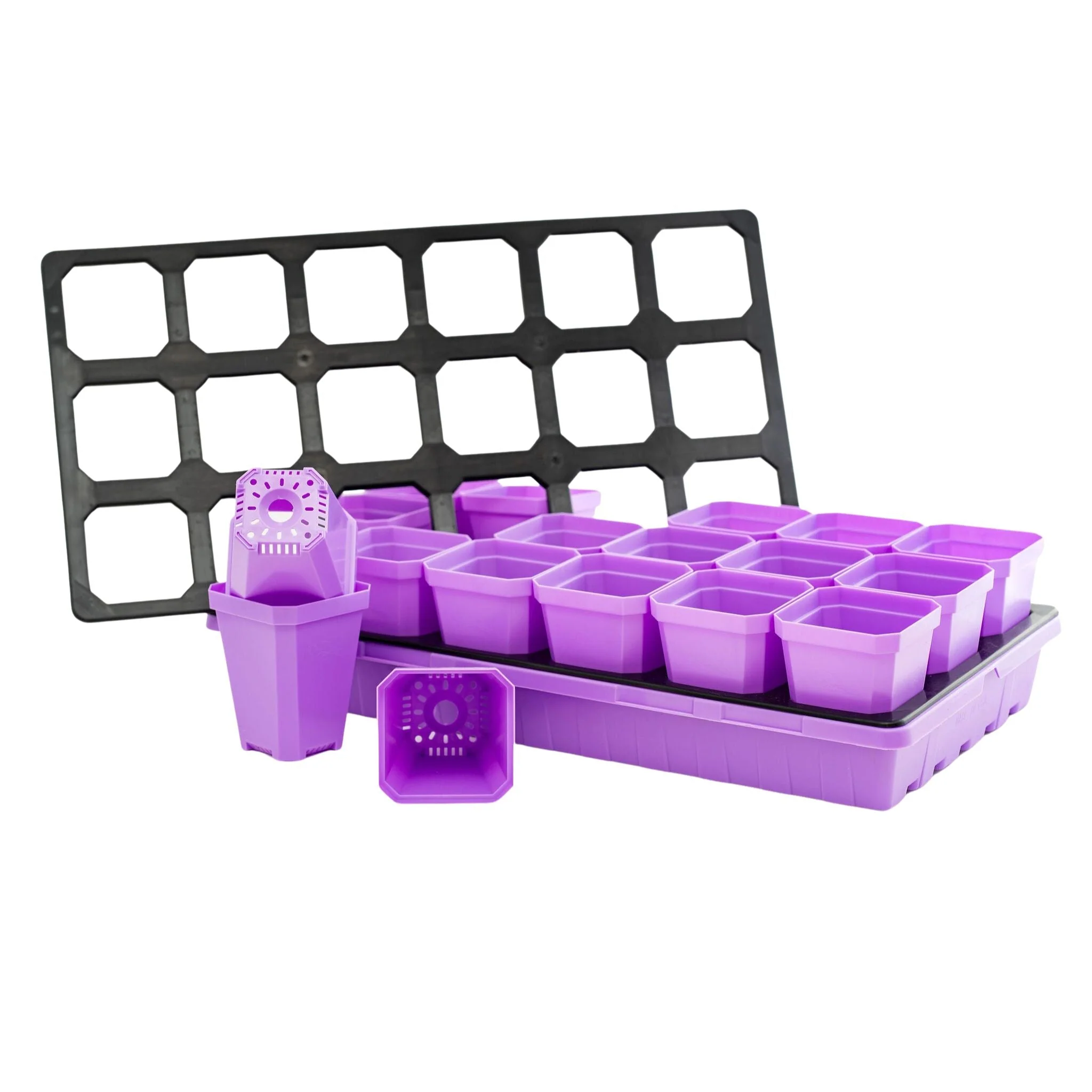 3.3" Heavy Duty Seed Starting Pots with Inserts - Image 13