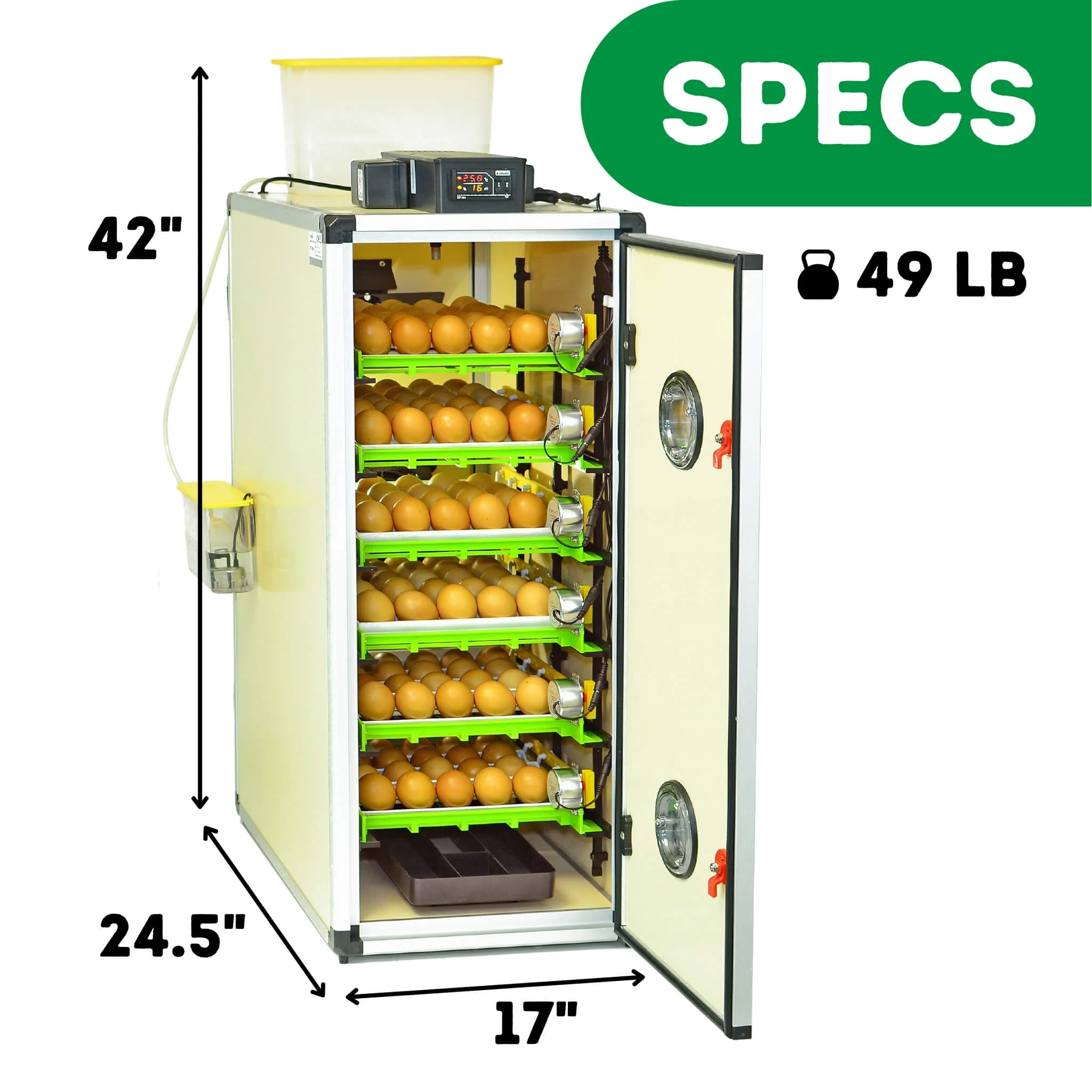 360 Eggs Incubator Kit (180 Set + 180 Hatch) - Image 5