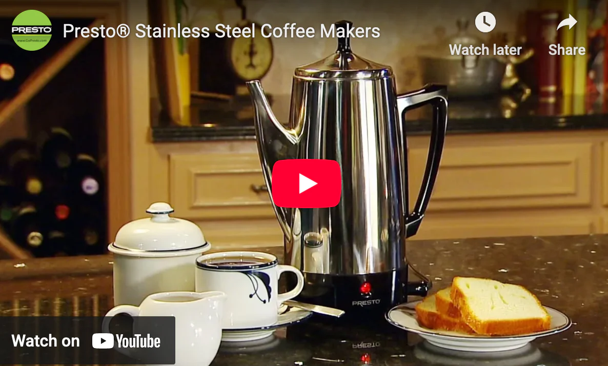 6-Cup Stainless Steel Coffee Maker - Image 2