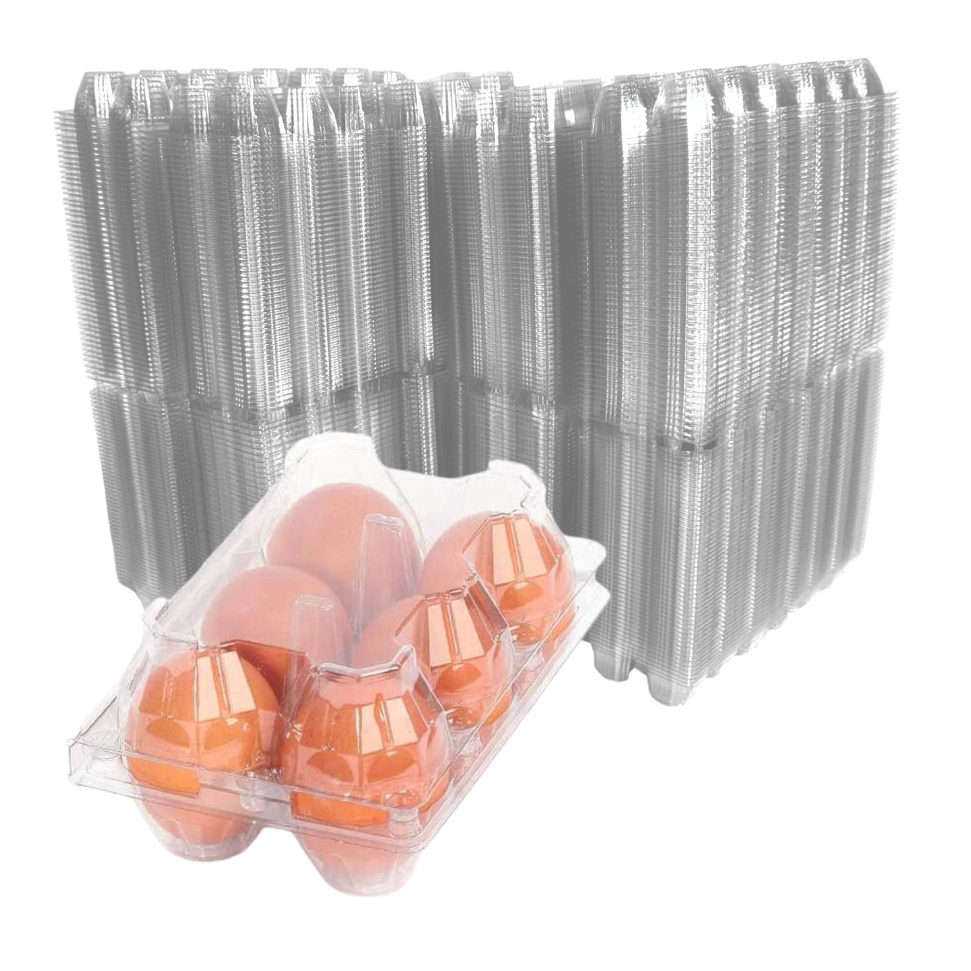 6-Egg Carton - Clear Plastic - Image 10