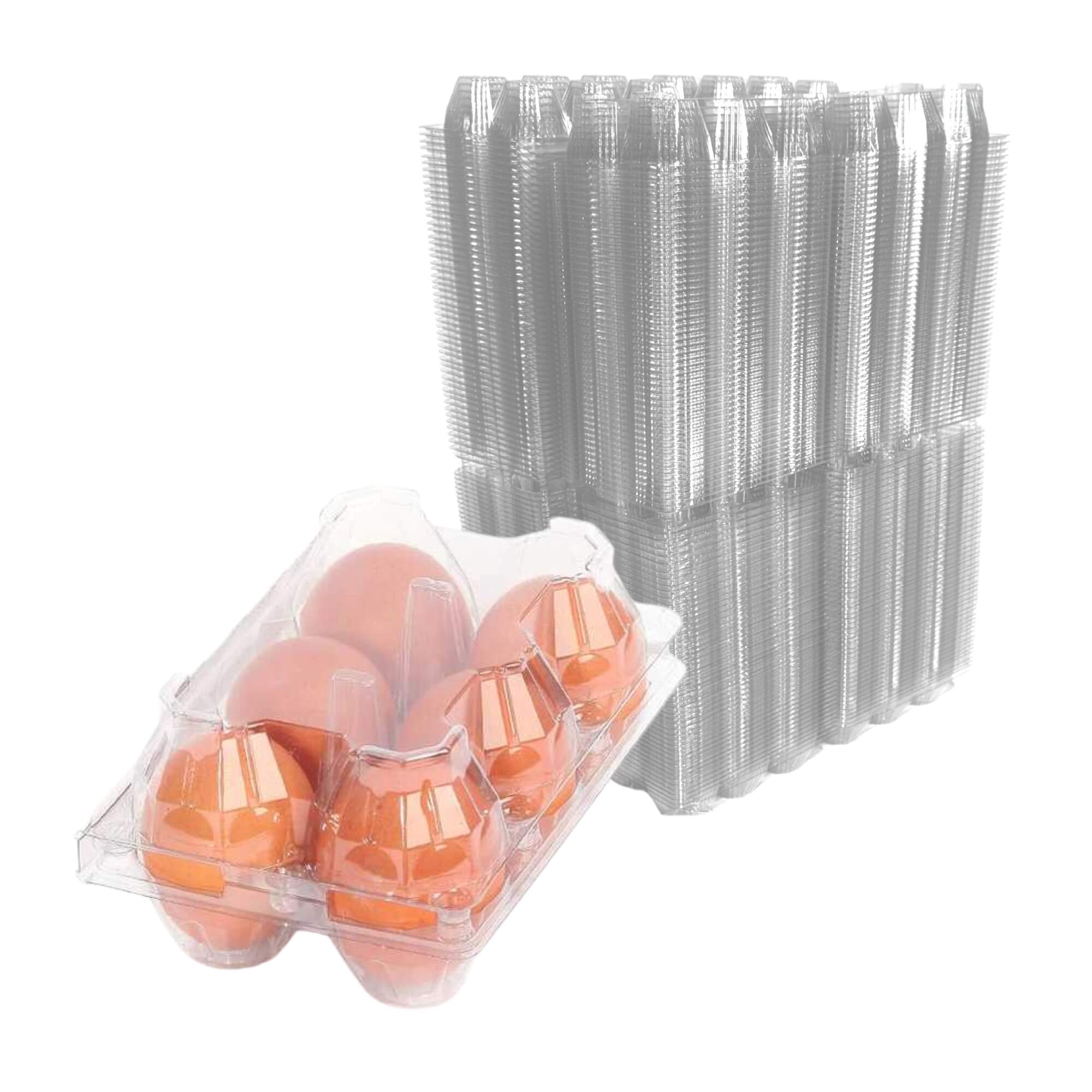 6-Egg Carton - Clear Plastic - Image 9