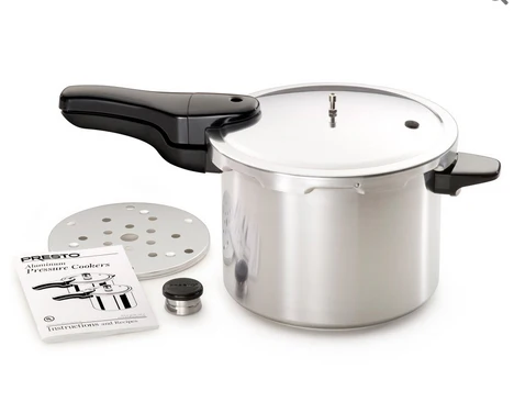 6 Qt. Aluminum Pressure Cooker - Image 2