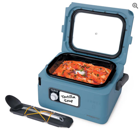 8-Quart Nomad™ Traveling Slow Cooker — Blue - Image 2