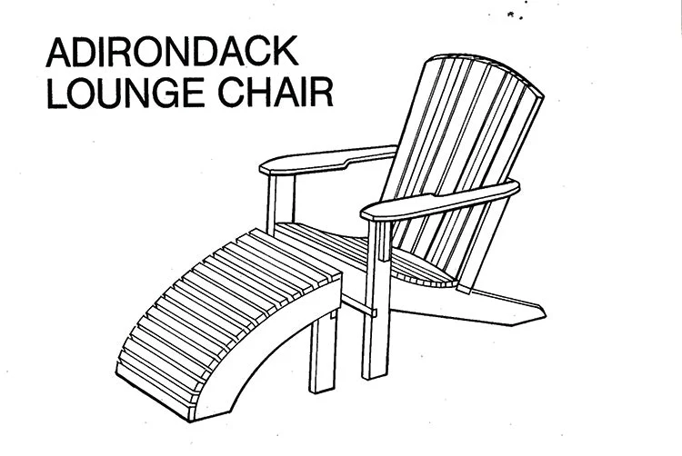 Adirondack Chair, E-Plan - Image 2
