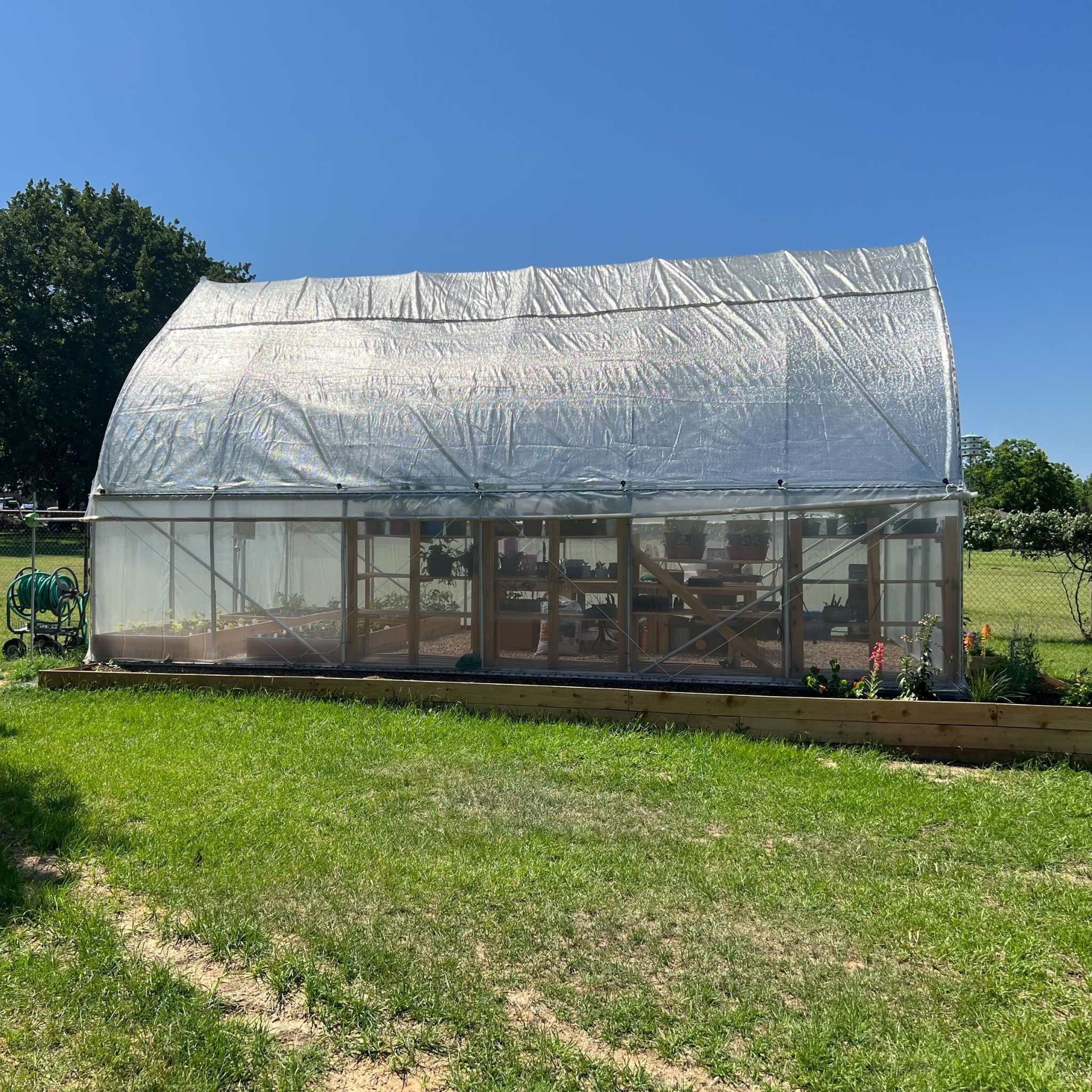 Greenhouse Aluminum White Shade Cloth- 50% - Image 2