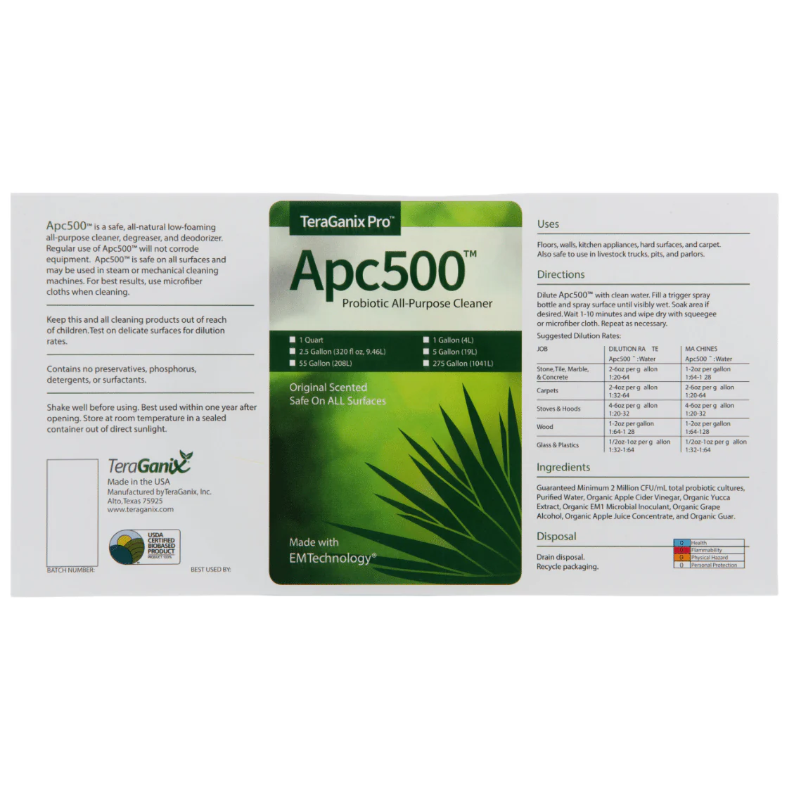 APC500 Nontoxic All-purpose Cleaning product - Image 7