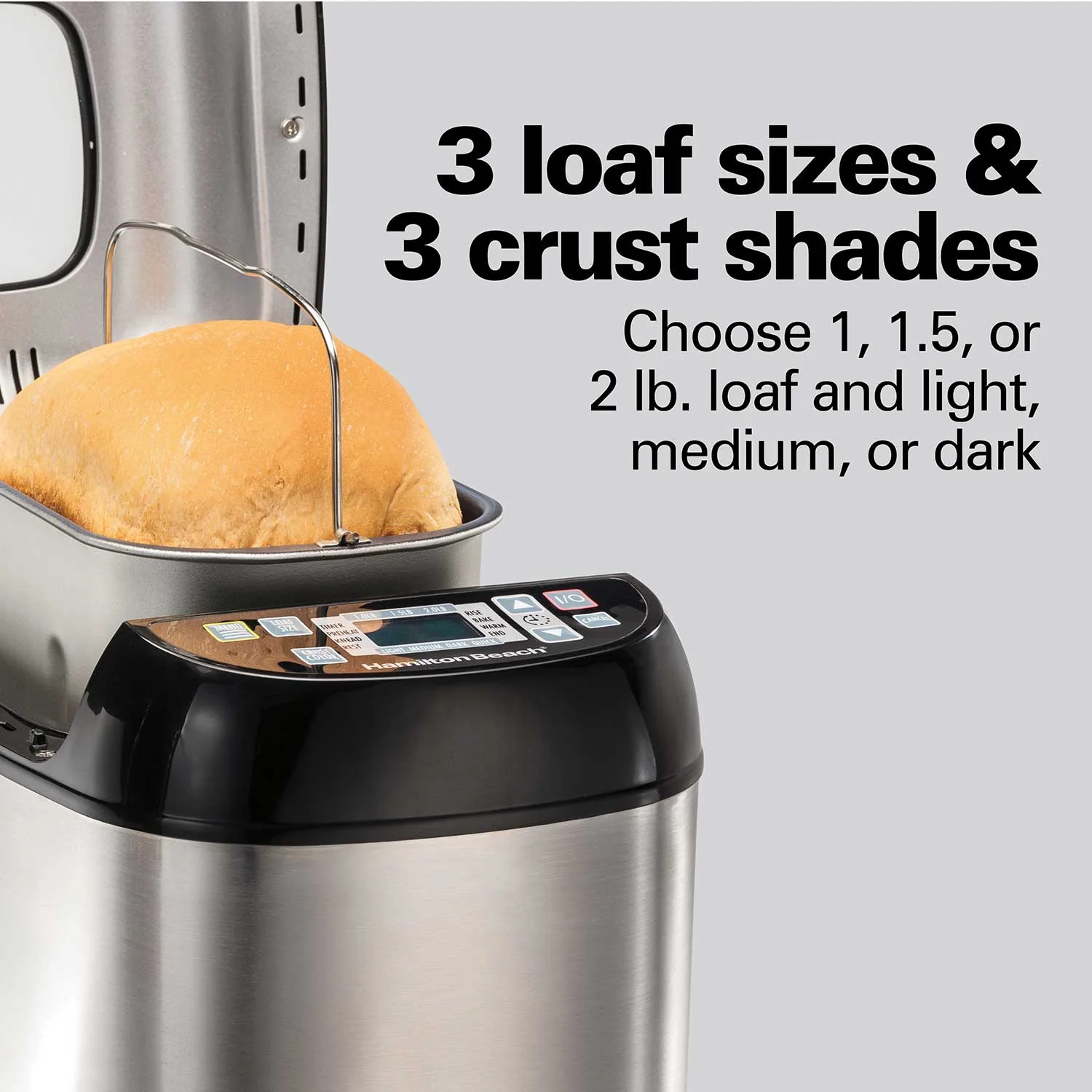 ARTISAN DOUGH & BREAD MAKER, BLACK & STAINLESS - Image 3
