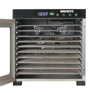 BigBite 10-Tray Stainless Steel Dehydrator - Image 4
