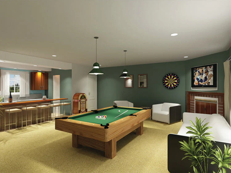 Marisela Billiards Room, E-Plan