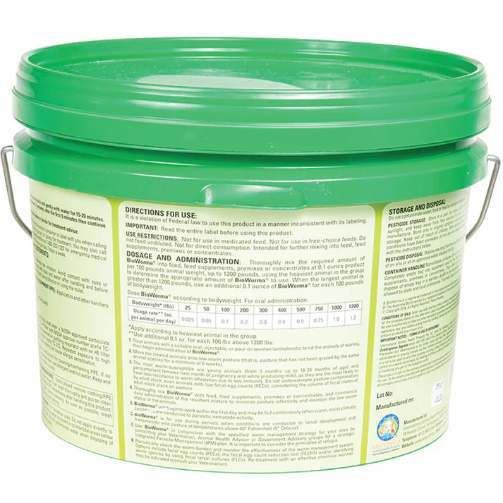 Bioworma Feed Additive - 15 Lb Pail - Image 2