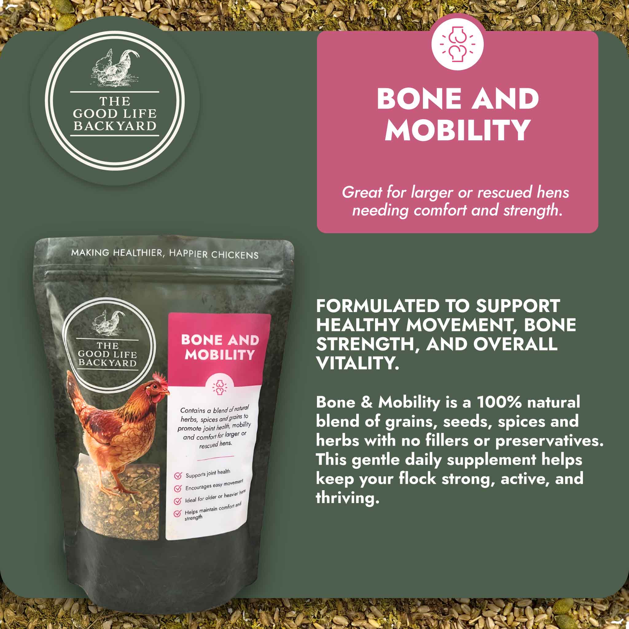 Bone and Mobility - Natural Joint & Bone Support for Chickens - Image 2