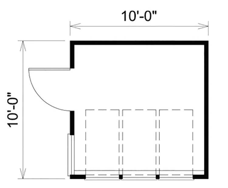 Boscobel Garden Shed, E-Plan - Image 3