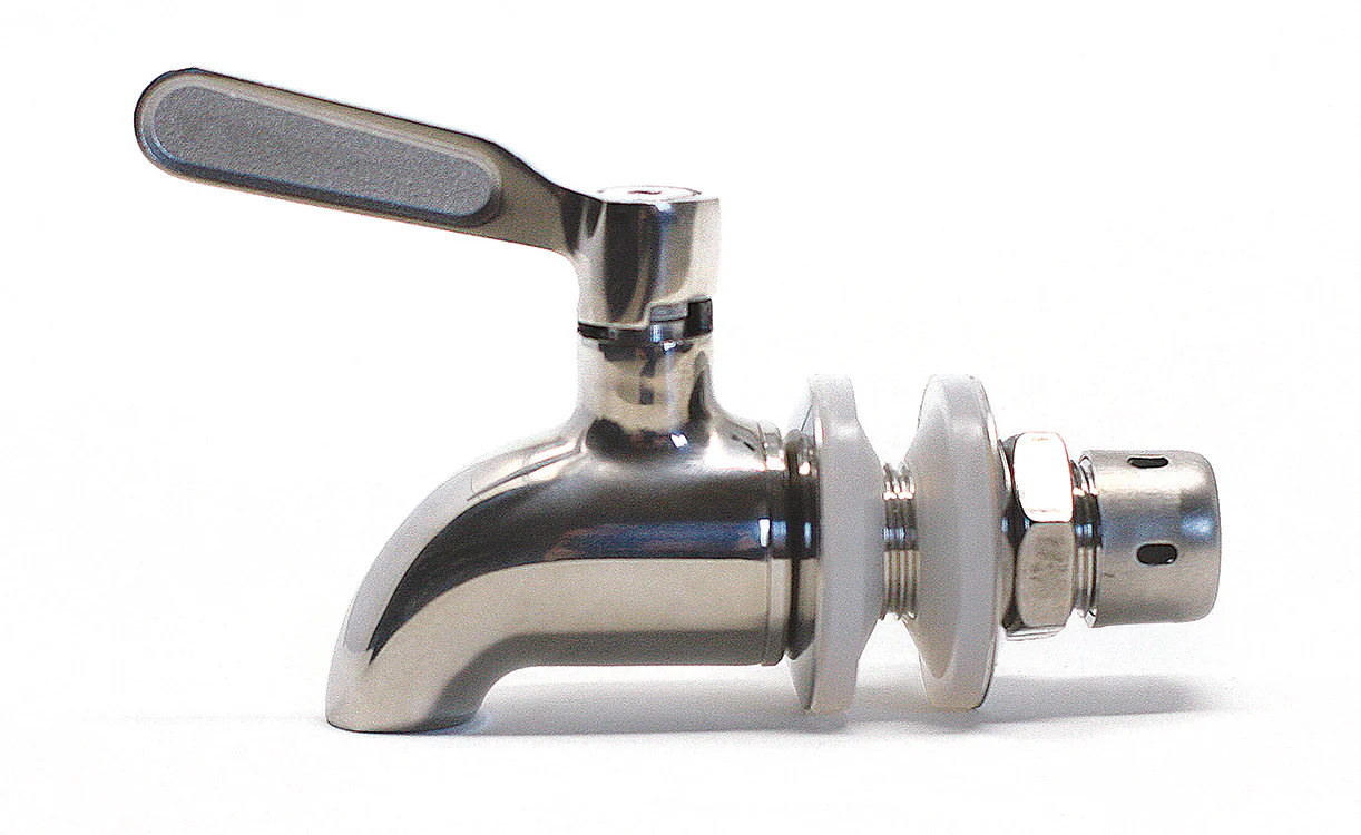 2.5 Gallon Ceramic Crock With Lid And Stainless Steel Spigot - Image 2