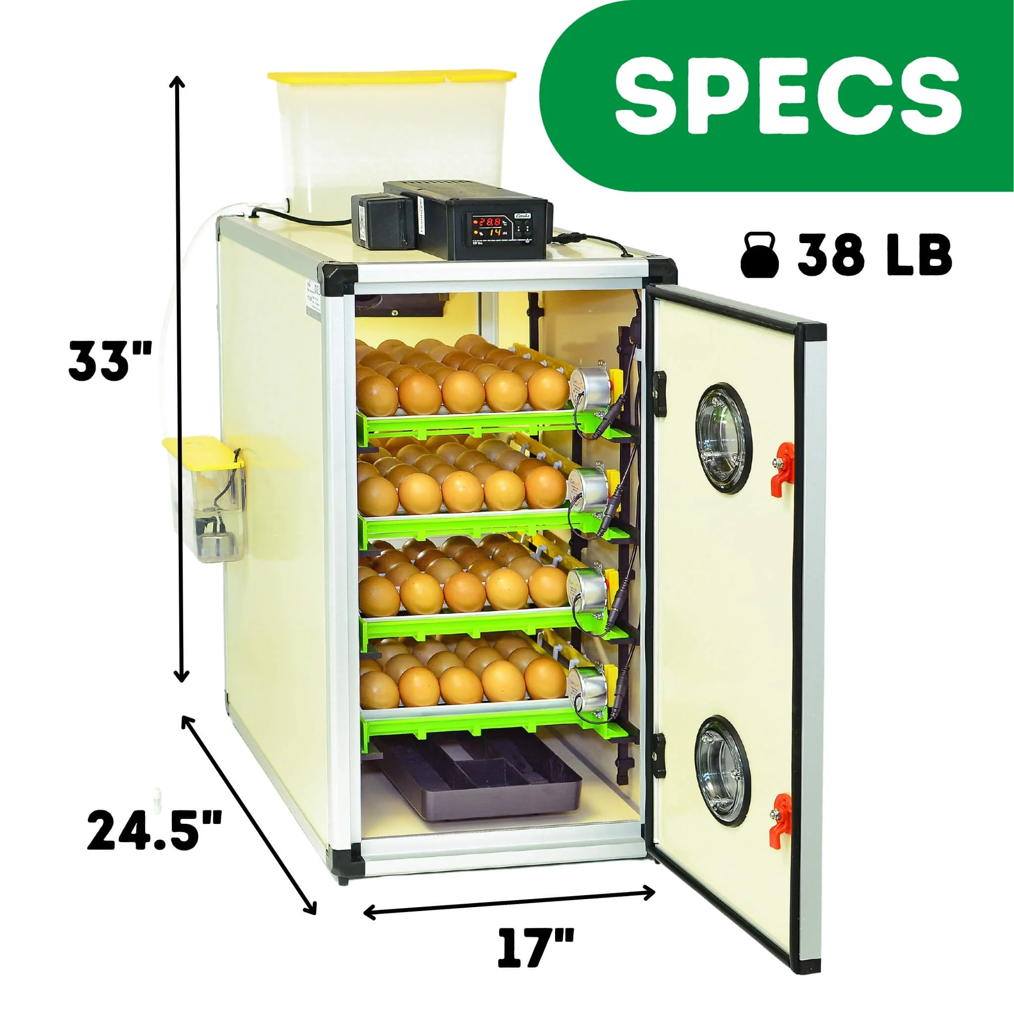 CT120 SH - Egg Incubator - Setter & Hatcher - Image 5