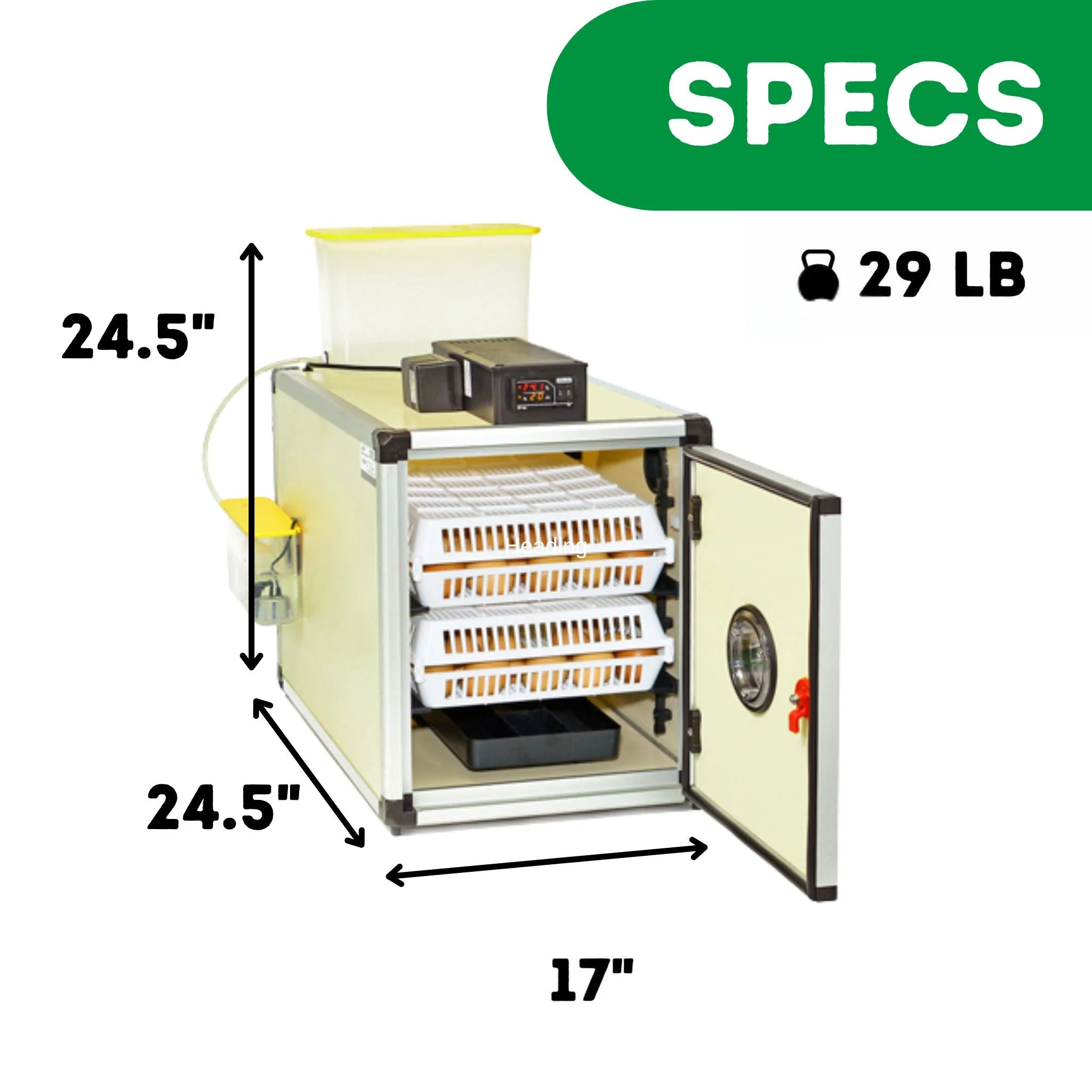 CT60 H - Egg Hatcher Only - Automatic Poultry Hatching Machine - Image 9