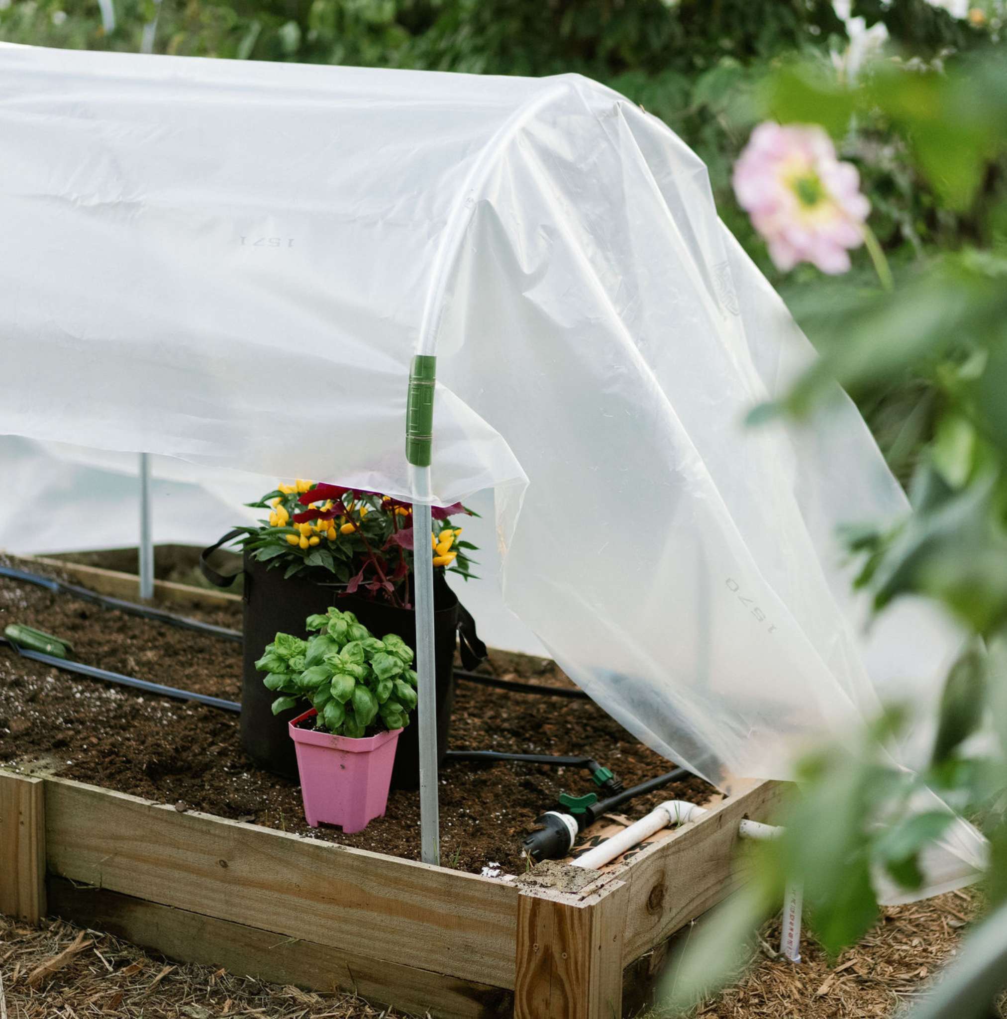 DIY Portable Low Tunnel Kit
