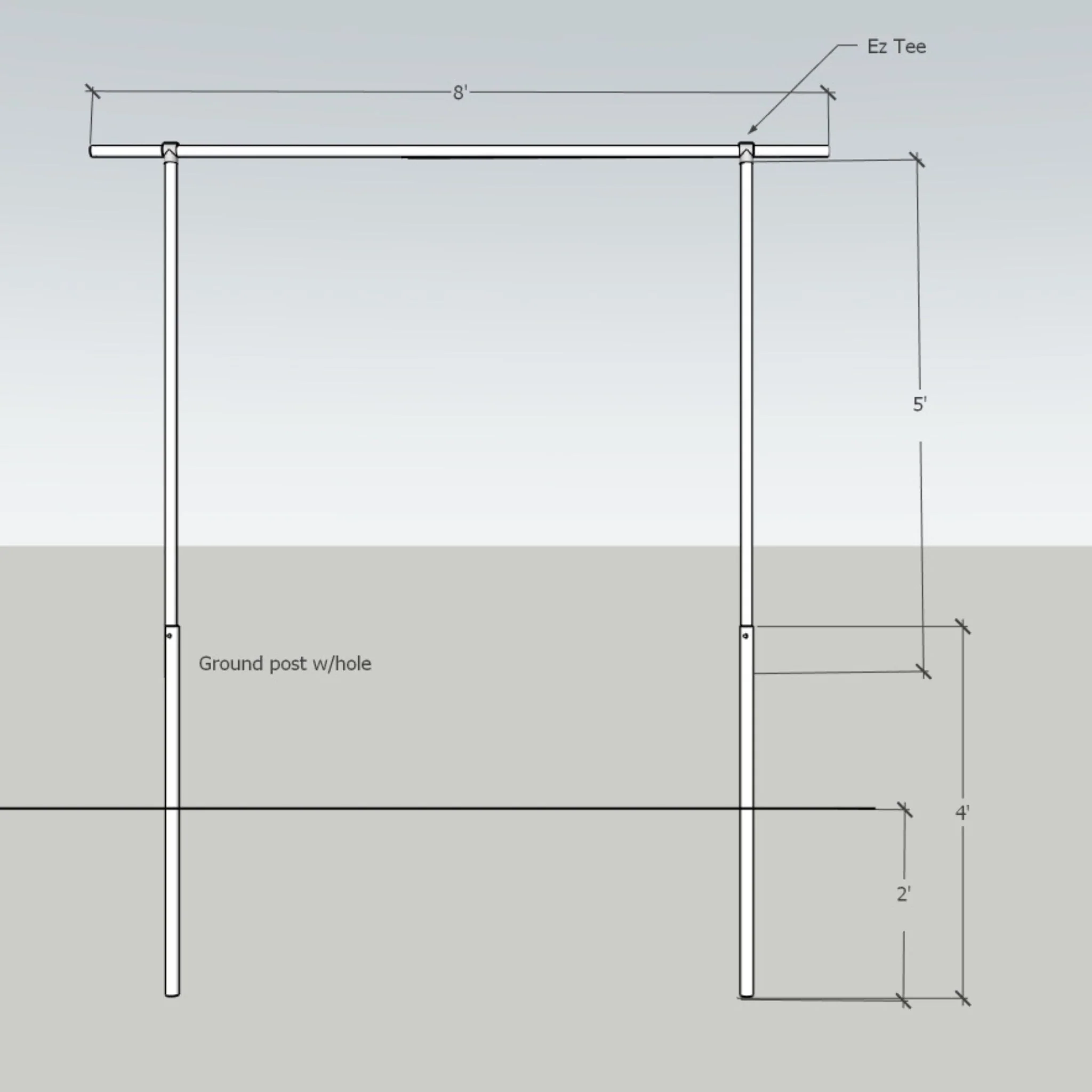DIY Tomato Trellis | 1 3/8" Heavy Duty - Image 4