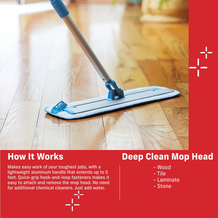 E-Cloth, Deep Clean Mop Replacement Head - Image 3