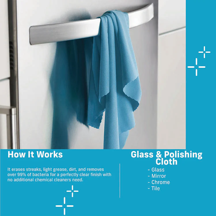 E-Cloth, Glass & Polishing 4-Pack - Image 3