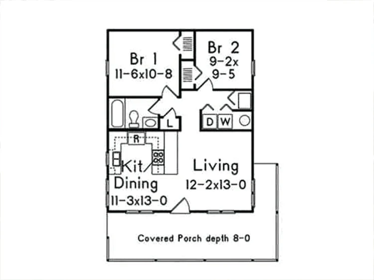 Edgebriar Cabin Home, E-Plan - Image 2